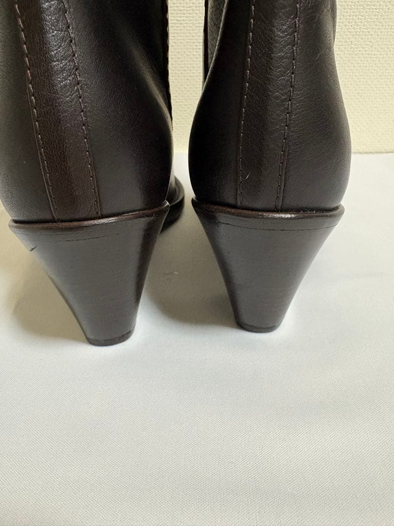 【新品未使用】PRADA プラダ ロング ブーツ ダークブラウン　36