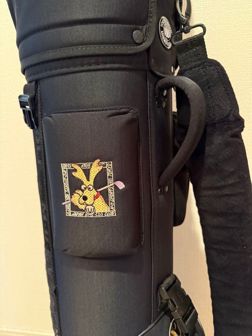 【PURU】M.U SPORTS レディースキャディバッグ（ブラック）