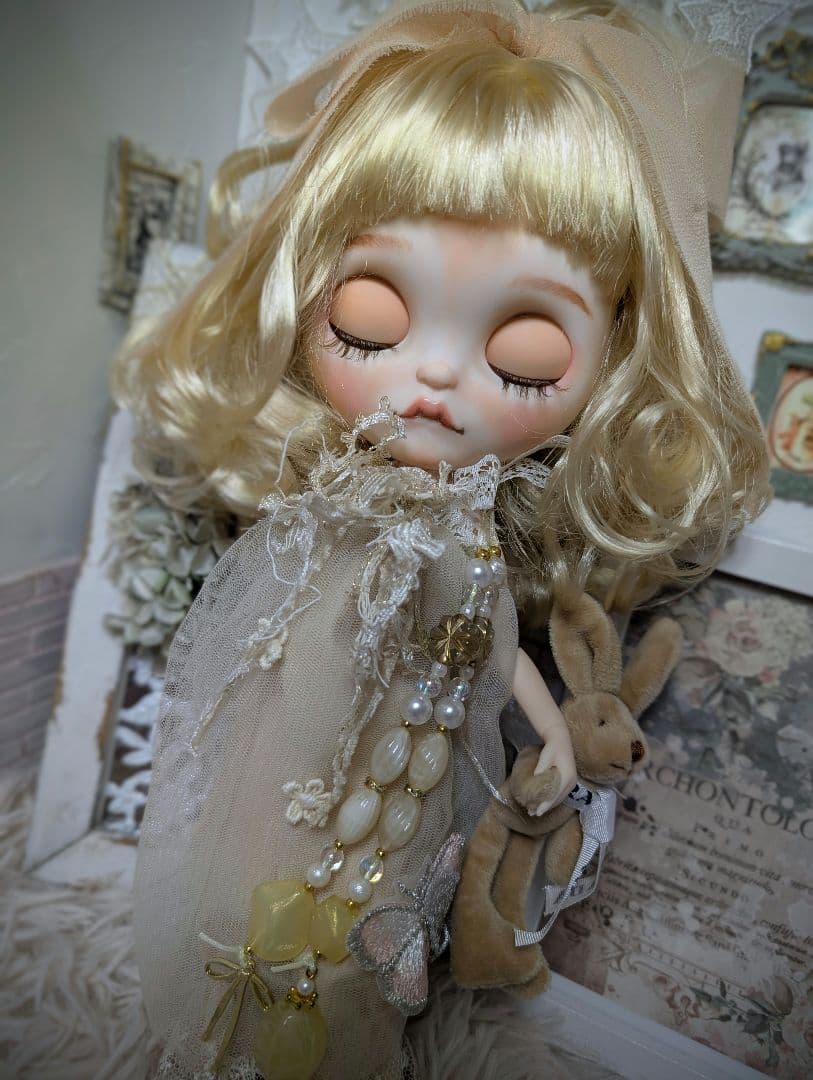 白まる❁︎アイシードール❁︎カスタム❁︎of付き