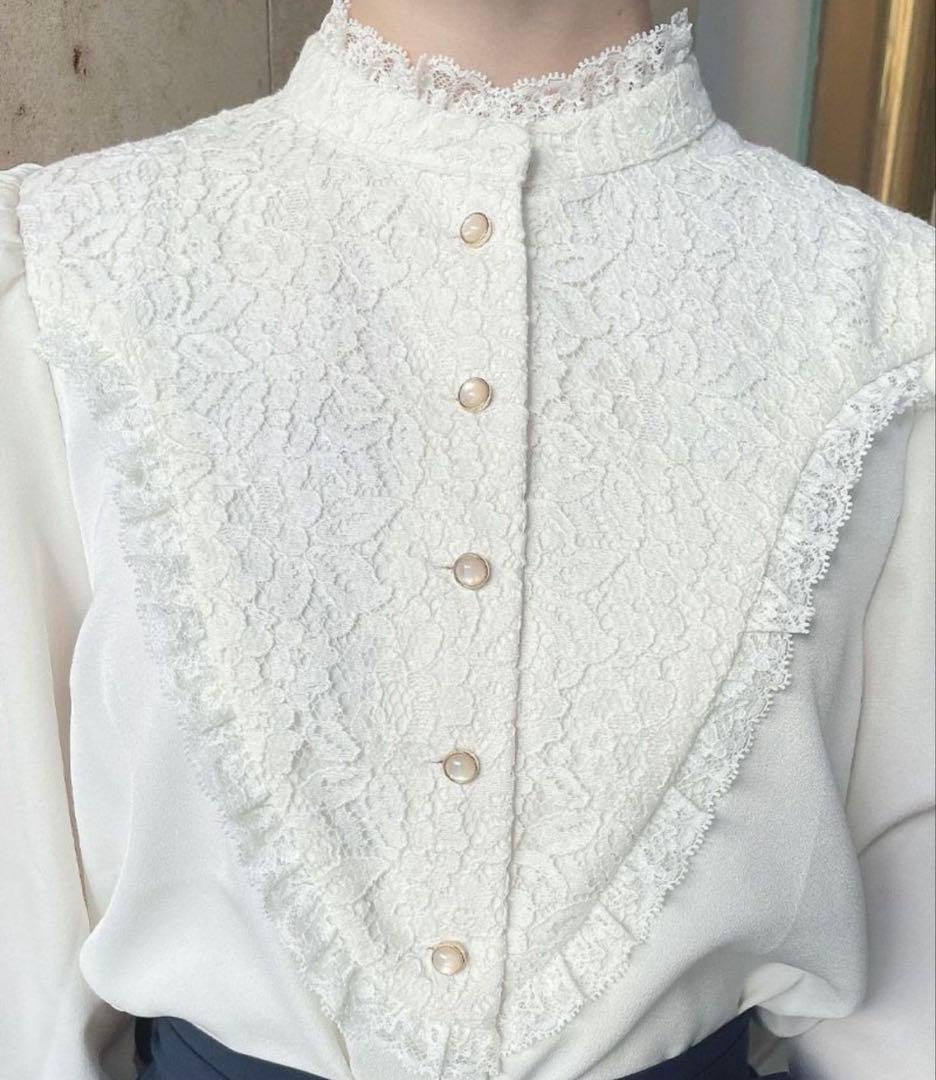 ヨークレース切替ブラウス an3 Limited アンアナザーアンジェラス