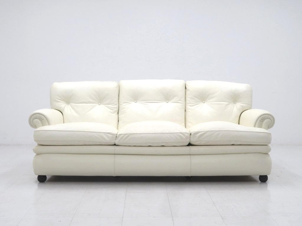 展示品　ポルトローナフラウ　総本革　レザー　ドリーム　3人掛けソファ　モダン