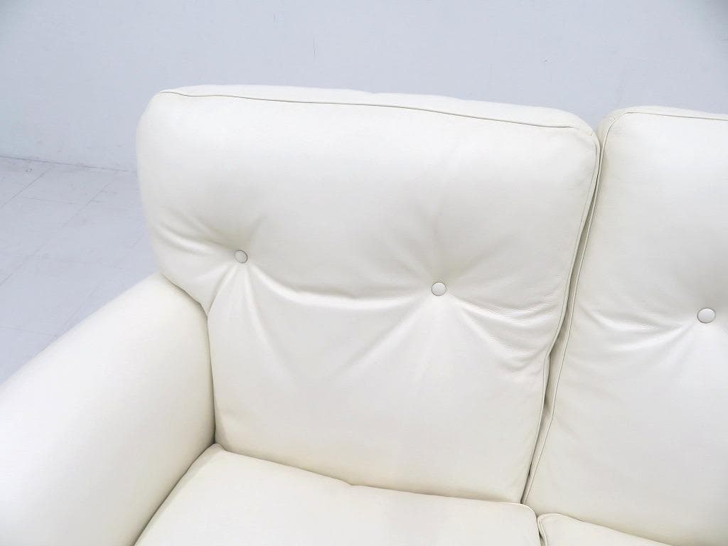 展示品　ポルトローナフラウ　総本革　レザー　ドリーム　3人掛けソファ　モダン