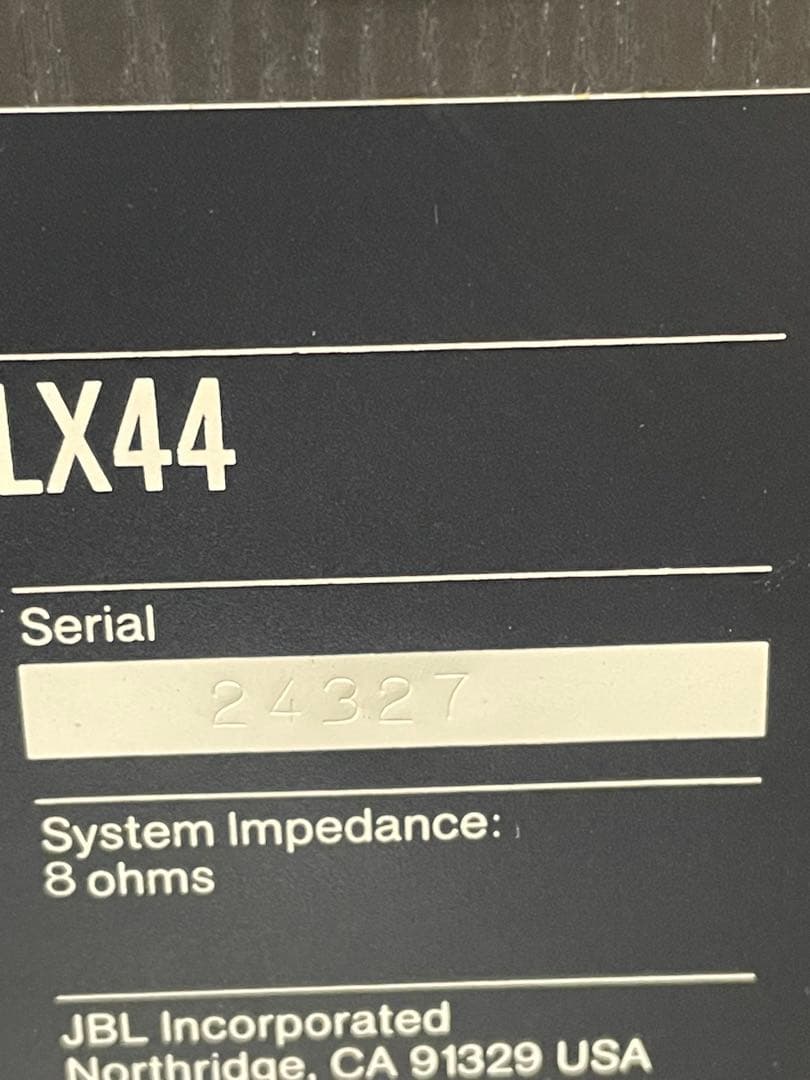 ＪＢＬLX44 スピーカー 1個(ジャンク)