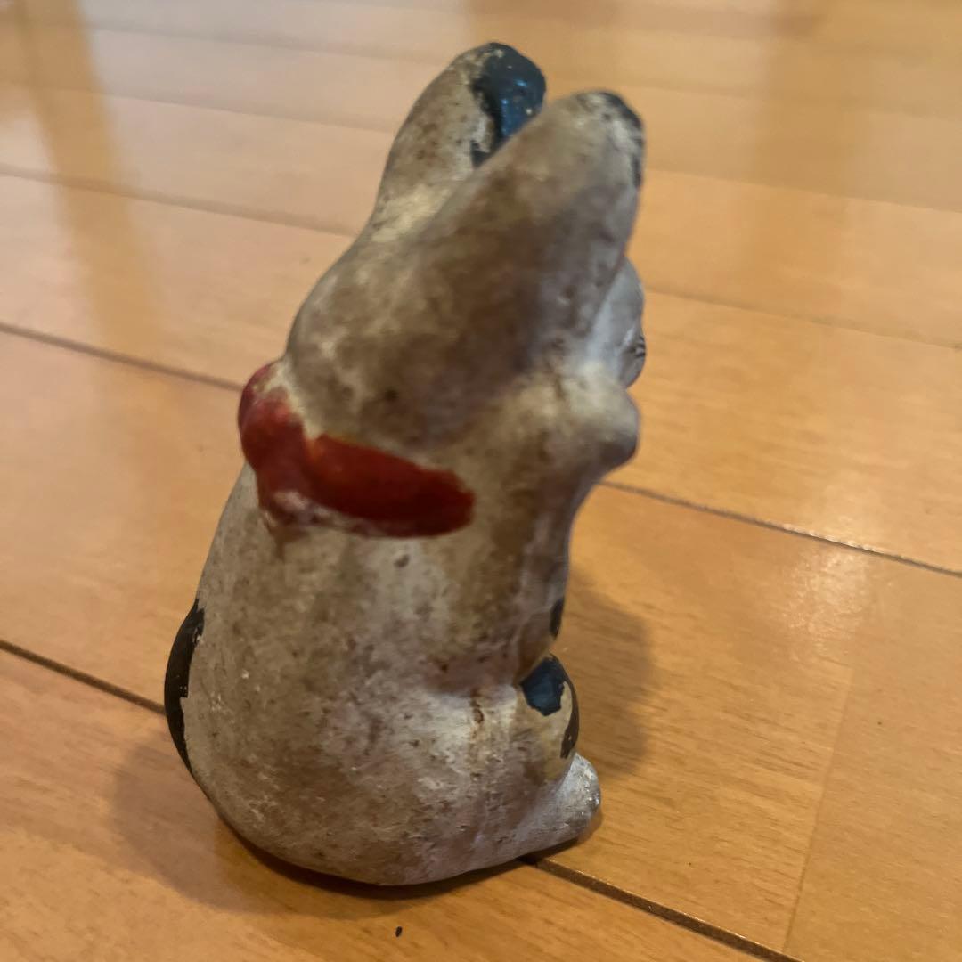陶器　招き猫　置物　土人形　伝統工芸品