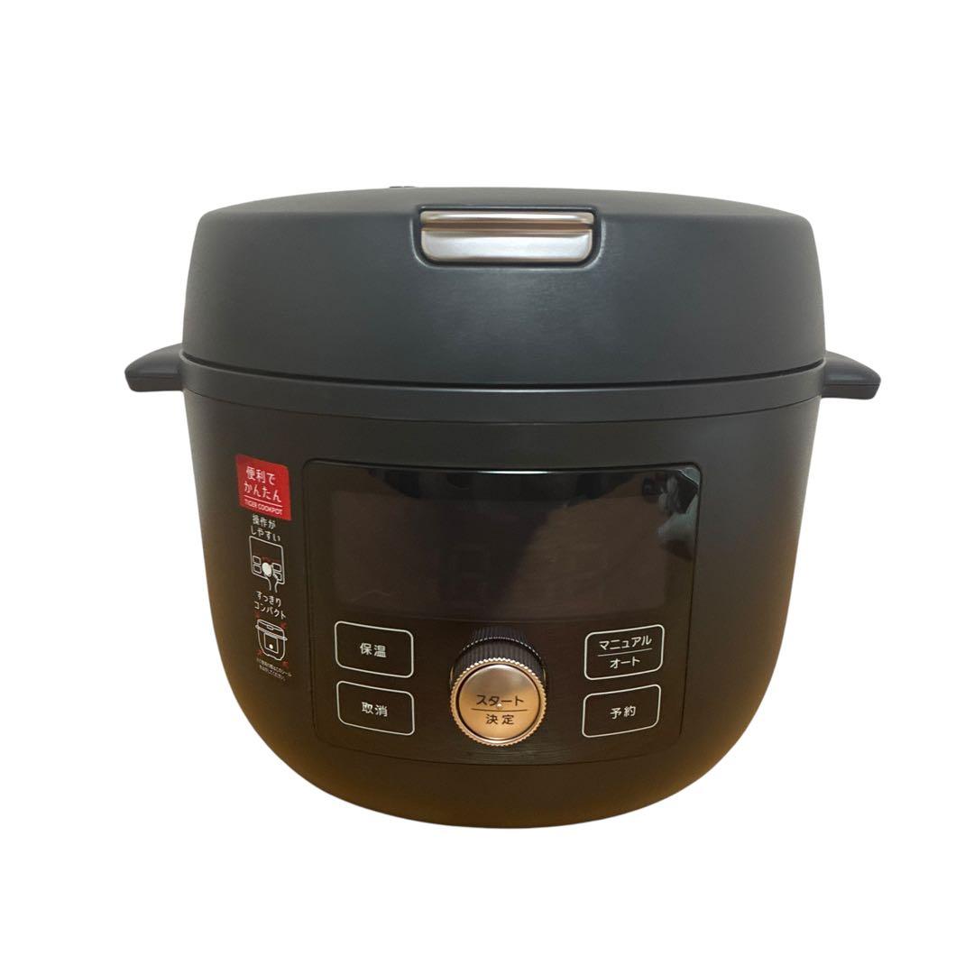 タイガー 電気圧力鍋 COK-B220 マットブラック 2.2L TIGER