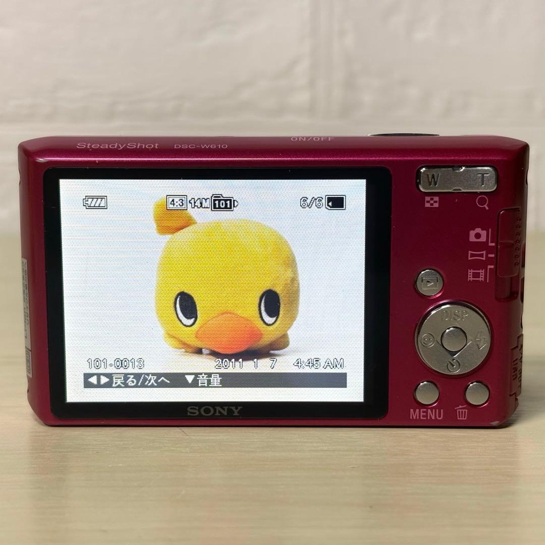 【美品】SONY Cyber-shot DSC-W610 コンデジ ソニー