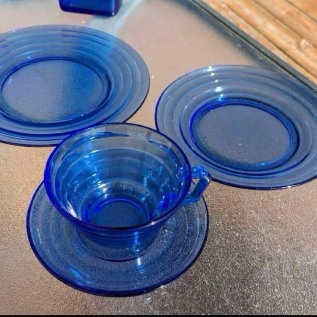 ヘーゼルアトラス　ブルー　食器セット