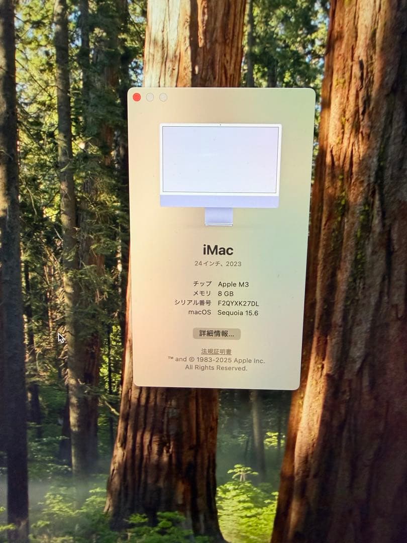 iMac 2023 4ポートM3 8GB 256GB 24インチ