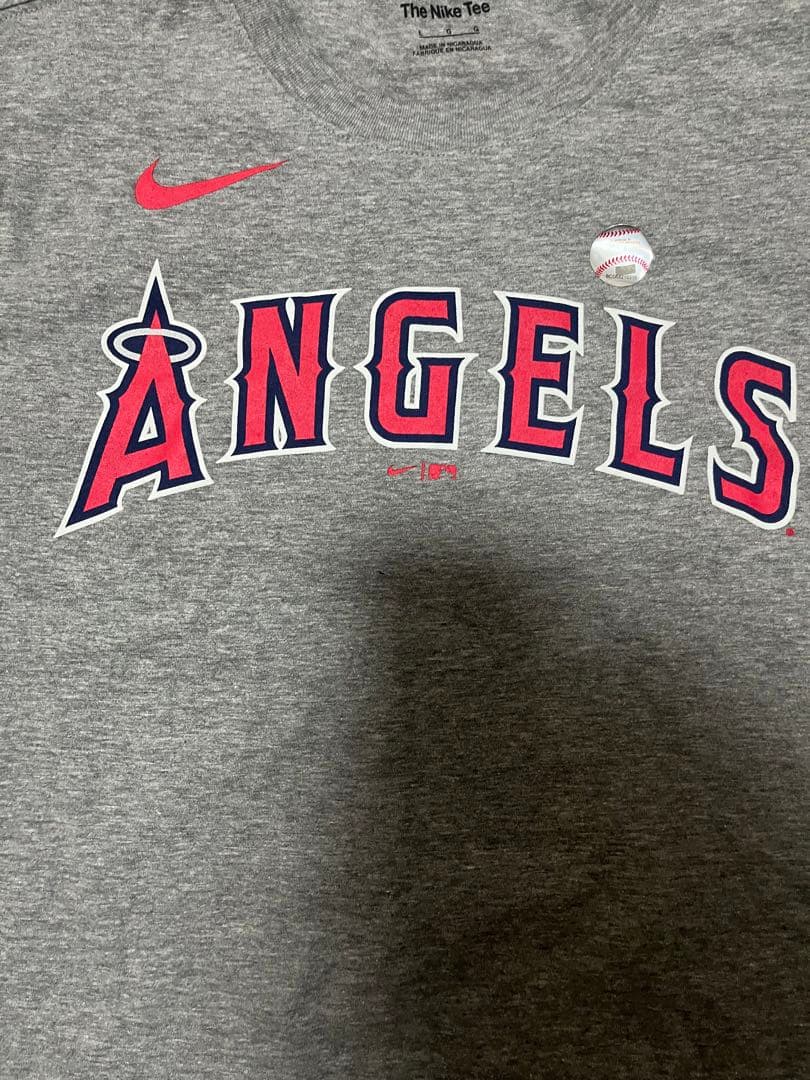 ロサンゼルスエンゼルスLAAngels大谷翔平 Tシャツ#17OHTANIグレー