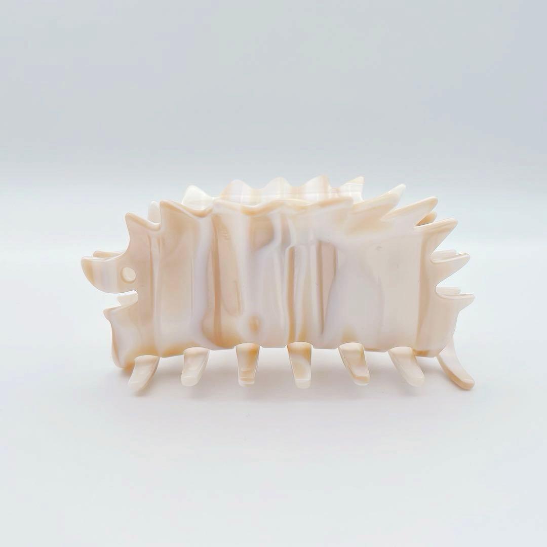 希少✨EMILY エミリー・ドーン・ロング ヘアクリップ ハリネズミ マーブル