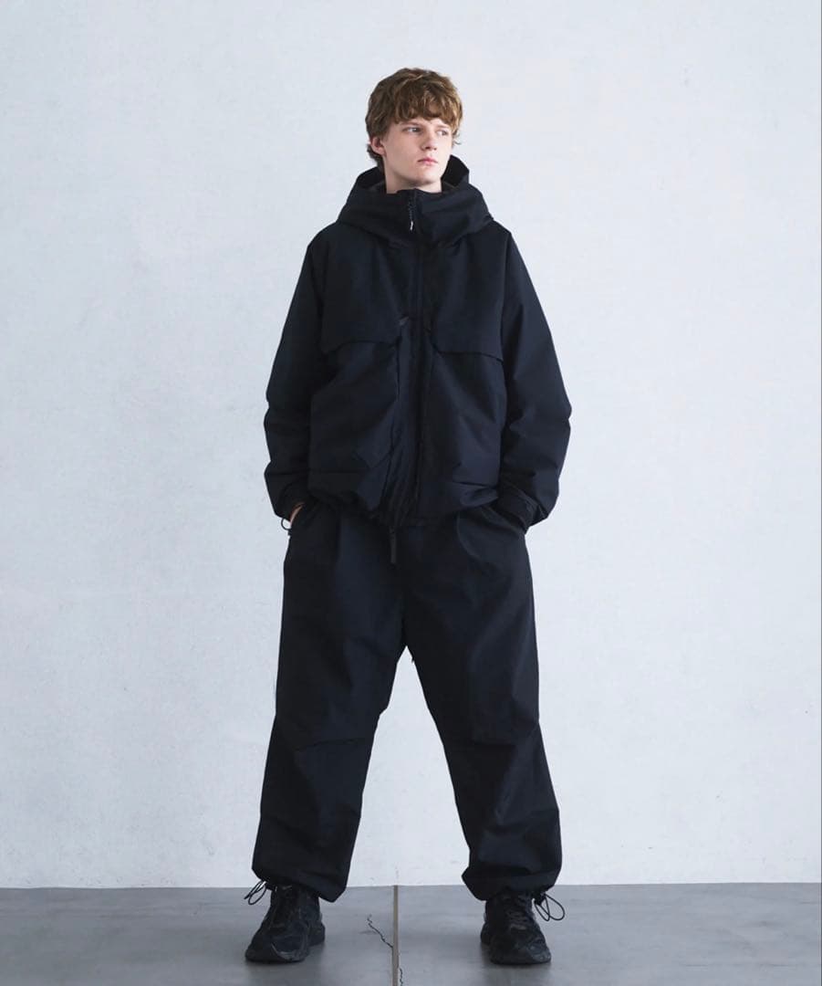 【最安】【美品】+phenix フィッシャーマンズダウンジャケット　ブラック　L