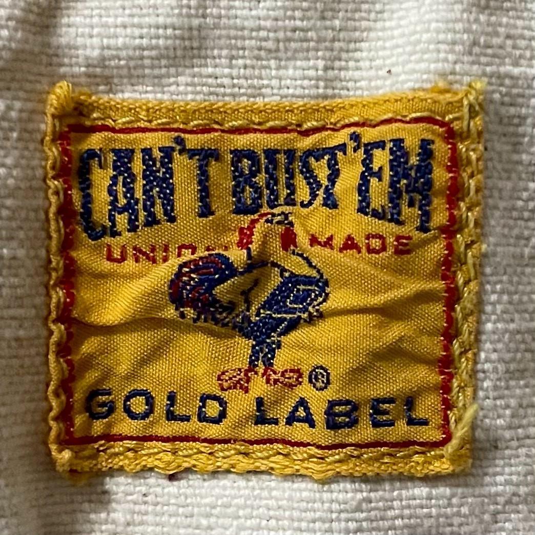 50s CAN'T BUST'EM GOLD LABEL　生成り　オーバーオール