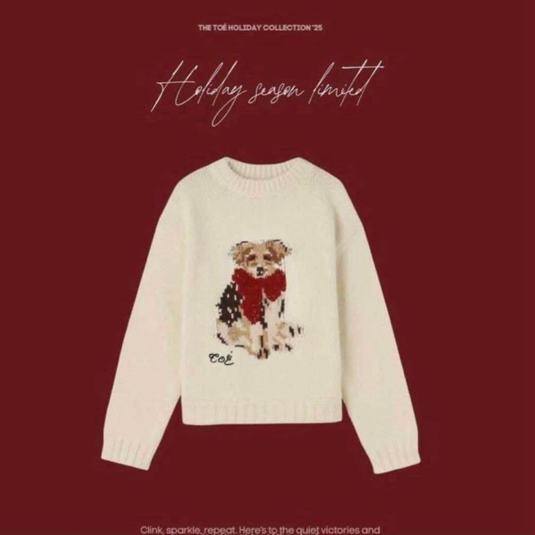 犬服・アクセサリー THE TOE Schloss Holiday Dog Knit M