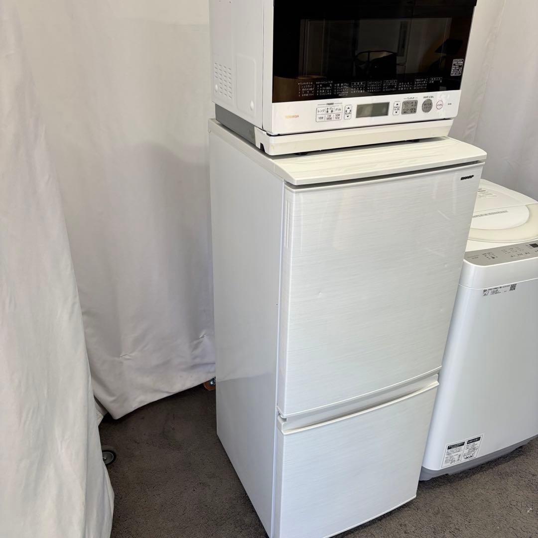 15　洗濯機　冷蔵庫　電子レンジ　一人暮らしセット　シャープ　設置無料　安い‼️