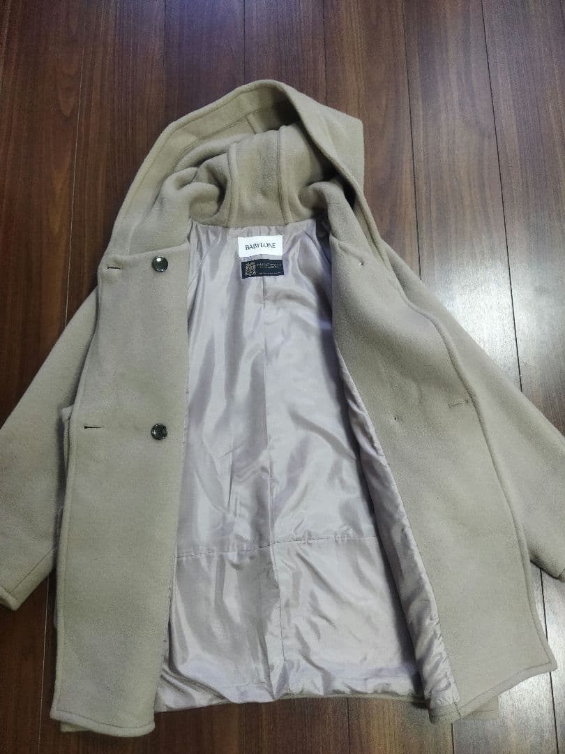 美品♪バビロン manteco社 イタリア ウールコート 38