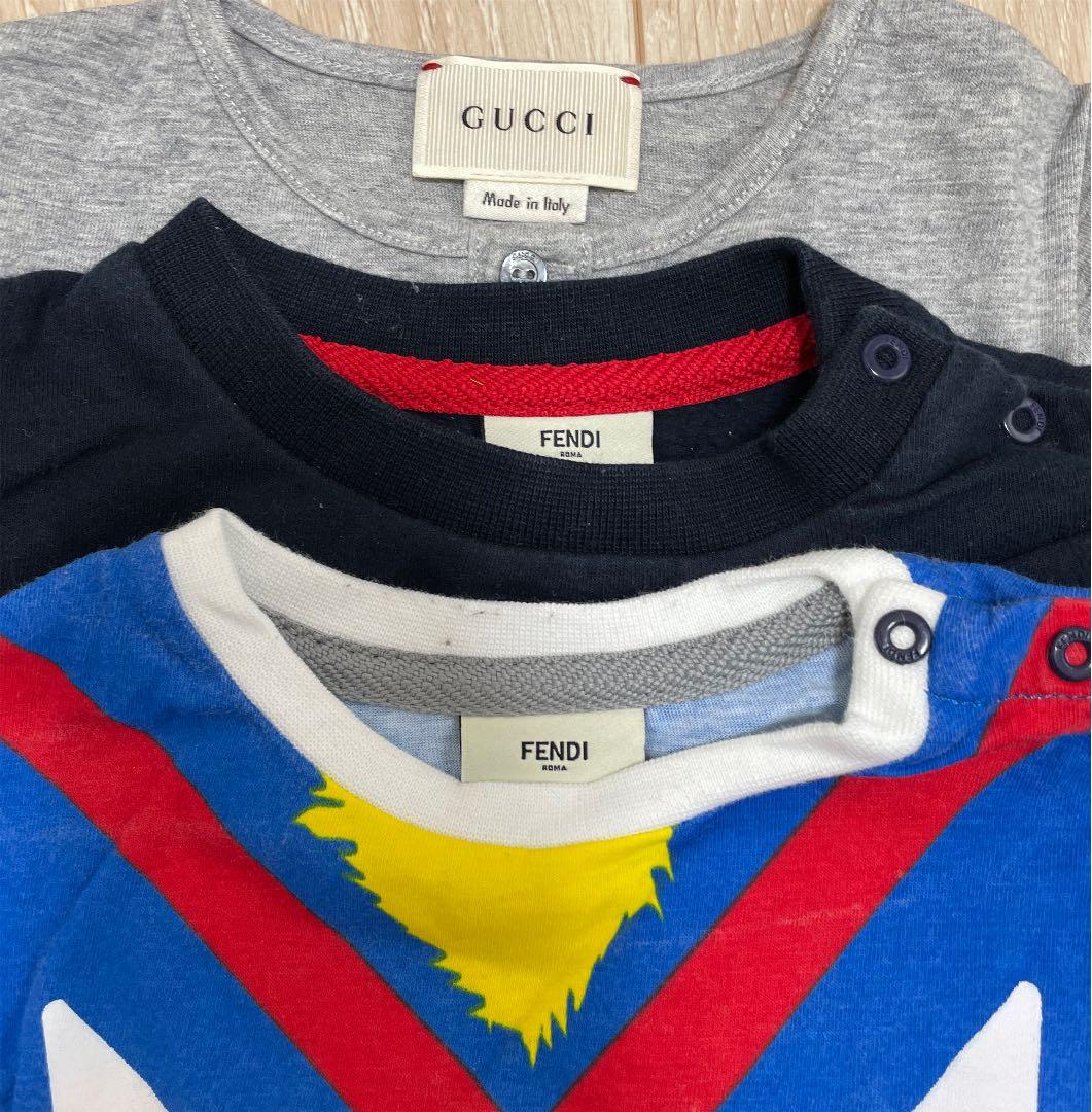 フェンディ24M スウェットandロンTとGUCCI 18〜24M ロンT
