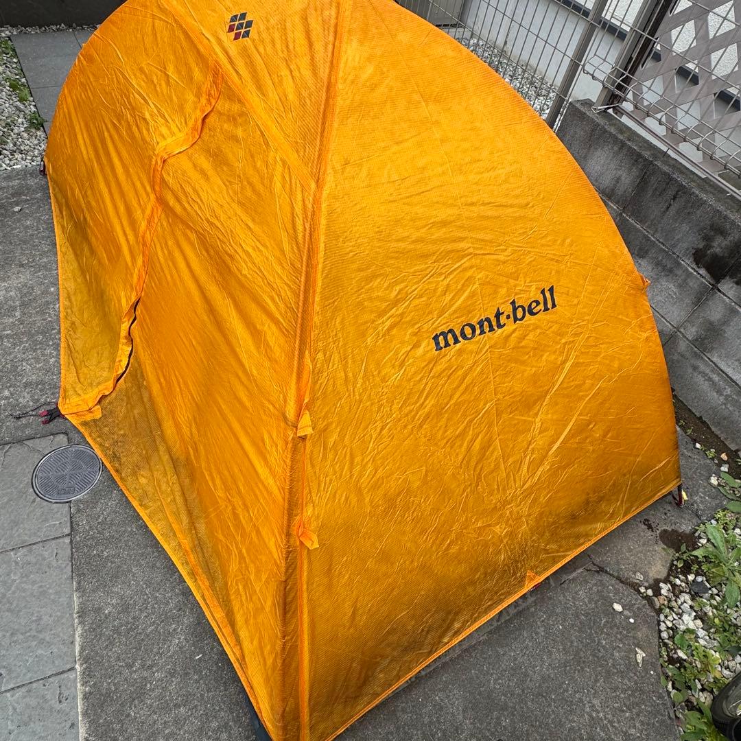 人気モンベル　ステラリッジテント 2型イエロー山岳テント