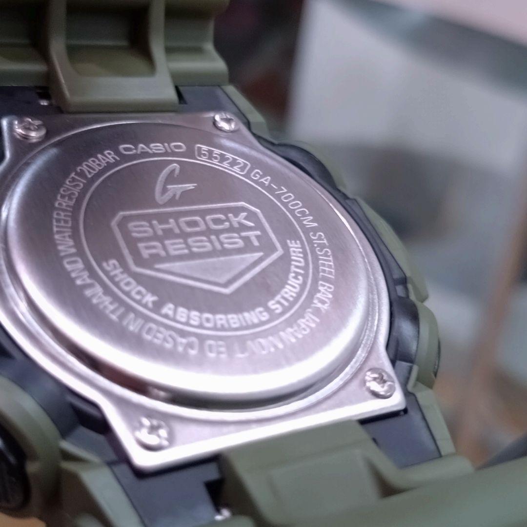 【美品】CASIO　G-SHOCK　GA-700CM グリーンカモフラージュ