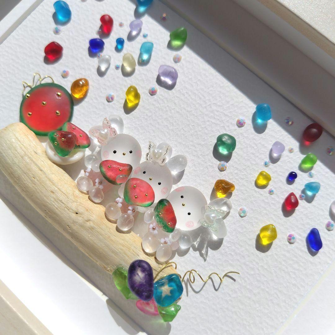 ゆうちゃむ様 シーグラスアート『 .。.:Summer.。.:*』