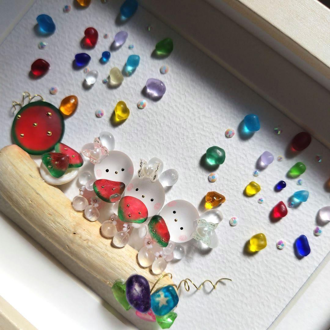 ゆうちゃむ様 シーグラスアート『 .。.:Summer.。.:*』