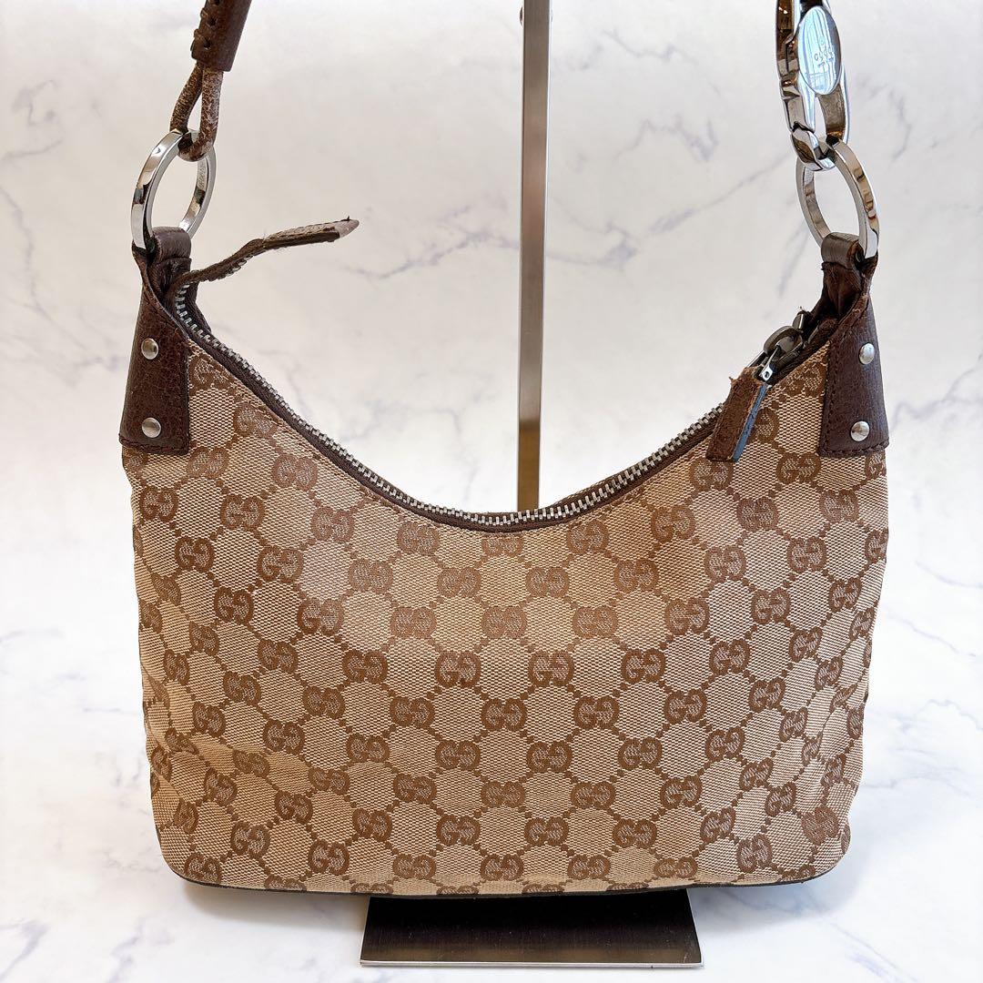 希少✨GUCCI グッチ GGキャンバス ワンショルダー ショルダーバッグ