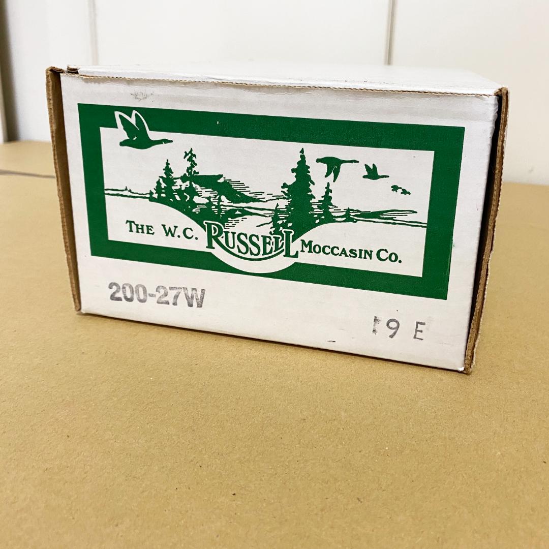 RUSSELL MOCCASIN スポーティングクレー ブラックスエード 9E