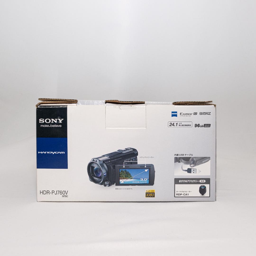 SONY HANDYCAM ブラック HDR-PJ760V 【中古】