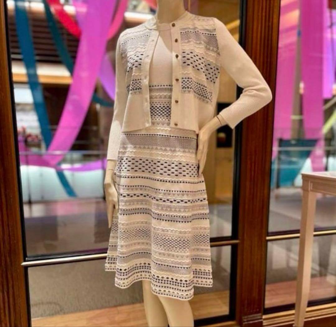 コルコバード　ジャガード半袖ワンピース　CORCOVADO