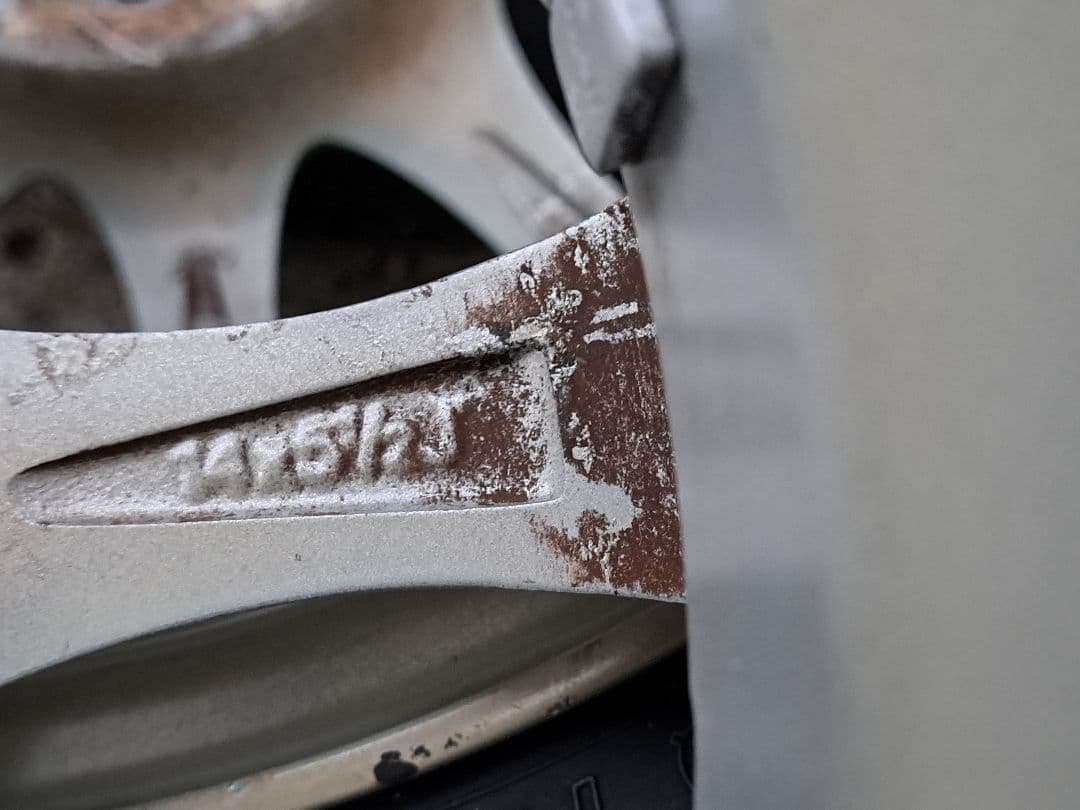 165/65R14バリ山アイスガード22年製！14×5.5J +38 4H100