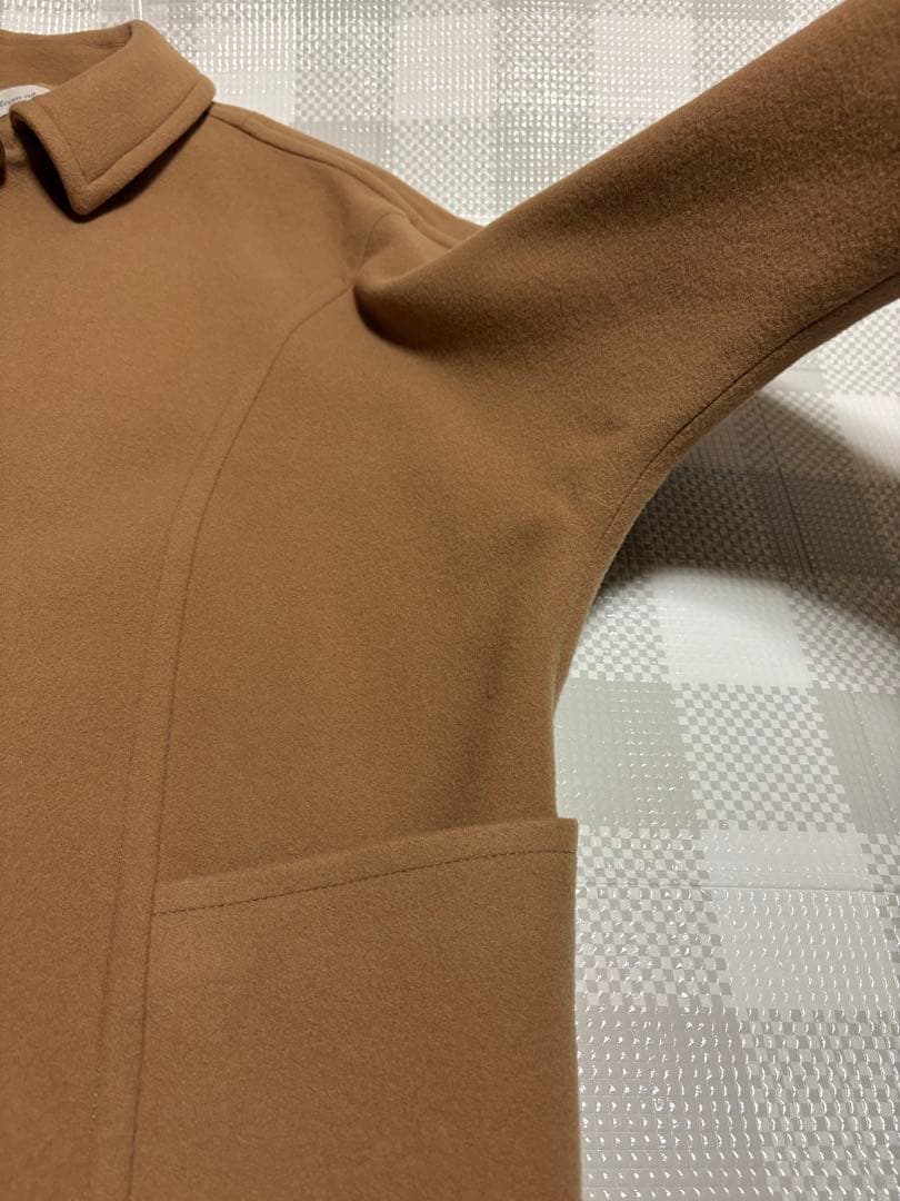 未使用 steven alanドルマンスリーブハーフコート ベージュ36