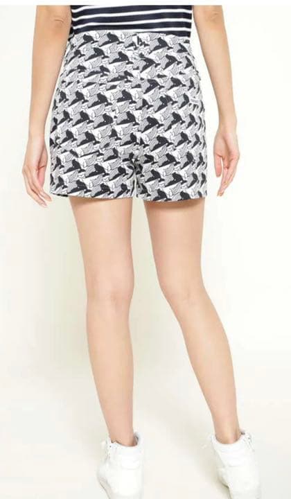 正規品パーリーゲイツ人気完売くじらプリントレディースショットパンツサイズ0