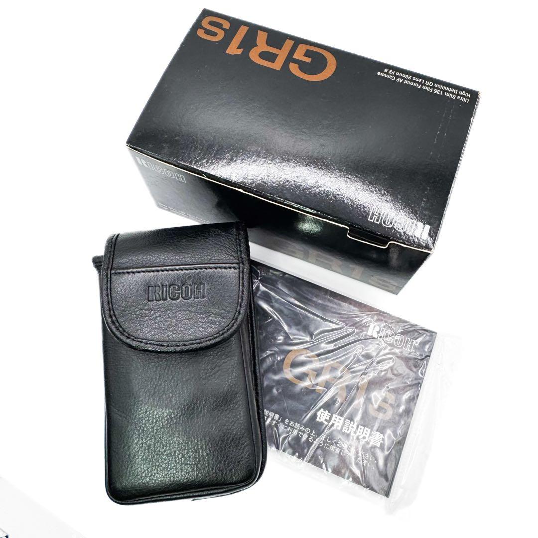 Sランク 美品 完動品 RICOH GR1s Black 付属品多数 現状品