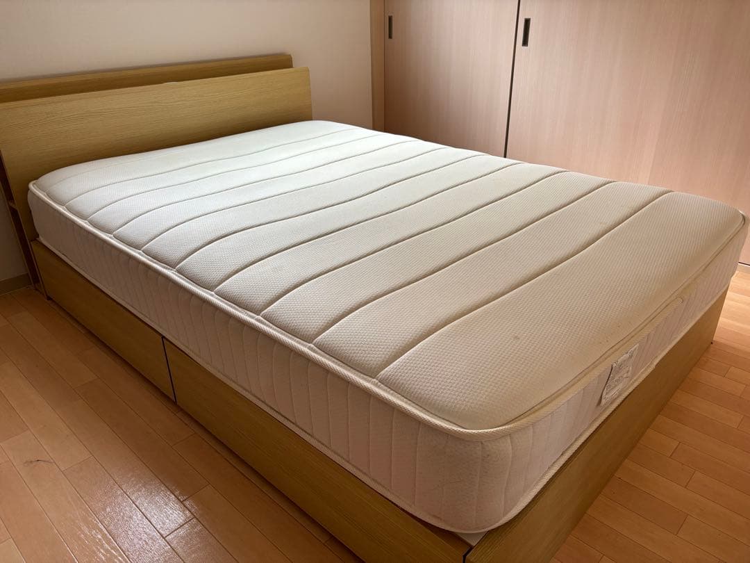 ニトリ　ダブルベッドマットレスセット
