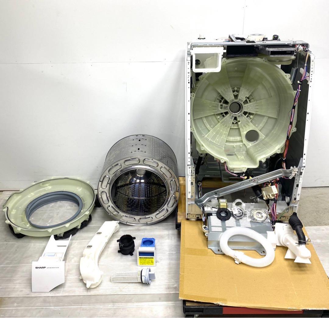 ES-S7D 3ヶ月保証 19年安心分解洗浄マンション左開きドラム式洗濯乾燥機