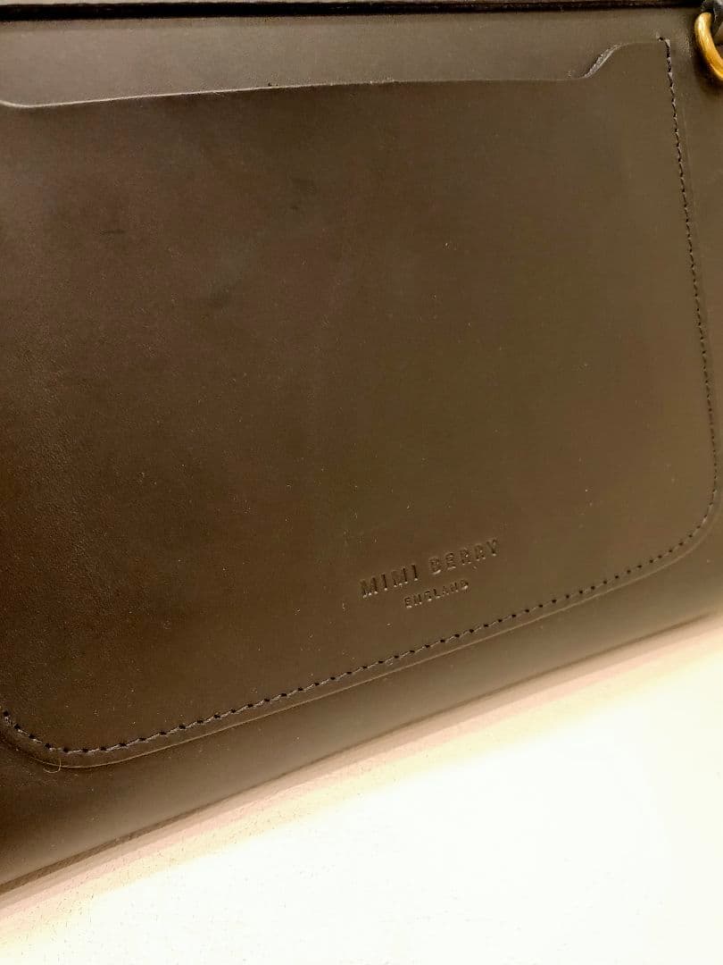 新品未使用 ミミベリー ビショップ別注 2WAYハンドバッグ HEBE ブラック