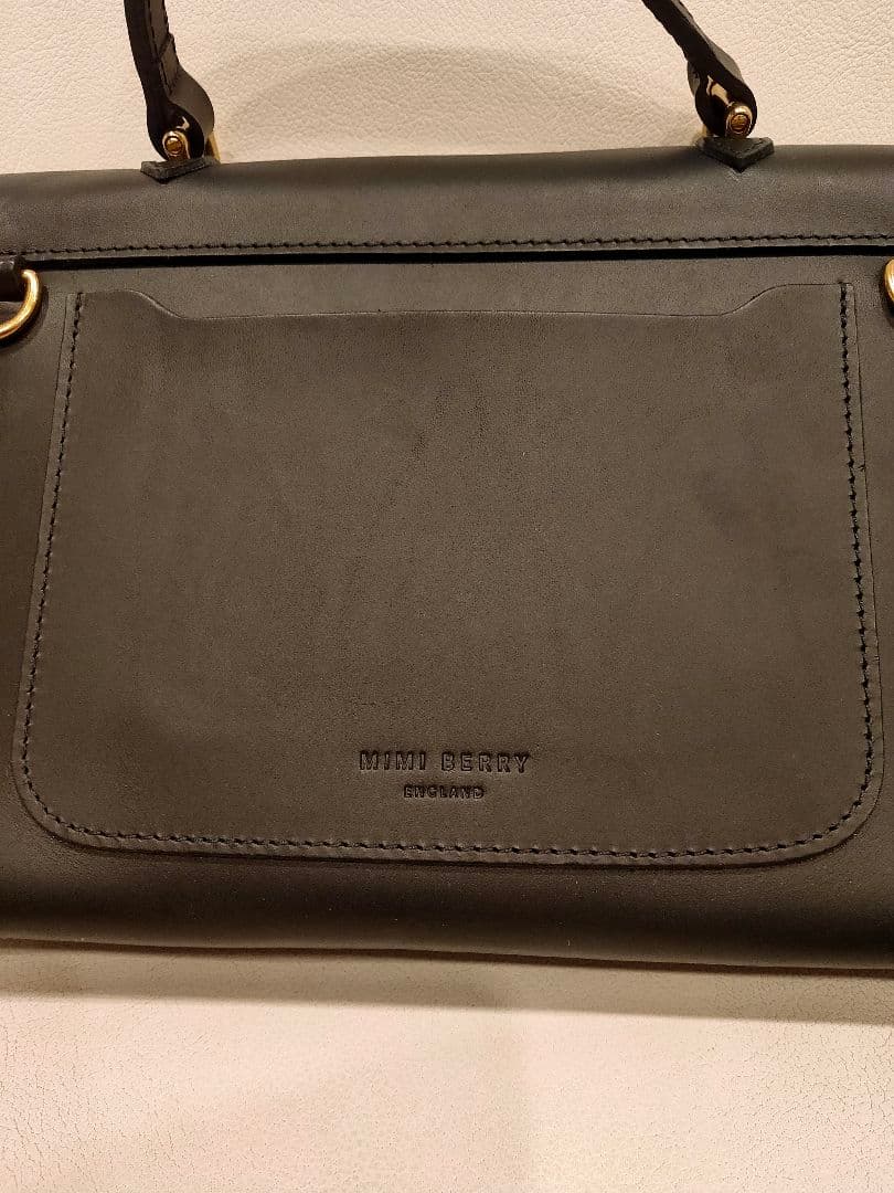 新品未使用 ミミベリー ビショップ別注 2WAYハンドバッグ HEBE ブラック