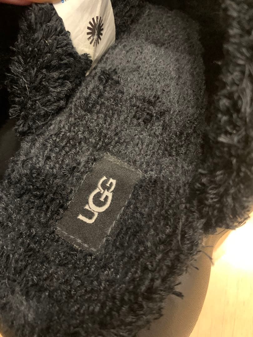 UGG Sugarcloud Slide サンダル 厚底 ブラック24cm