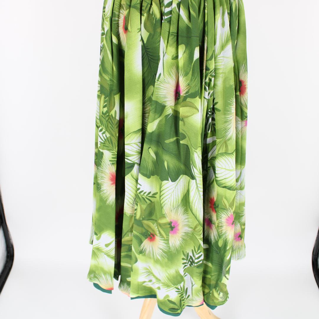 【フラダンス用衣装 美品 ベロアドレス】ハワイ製 CC FASHION