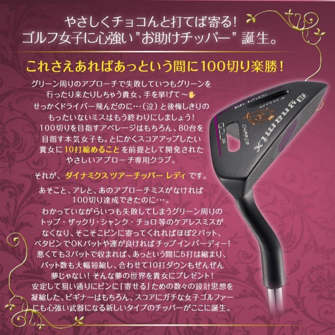 ★女子に嬉しい100切りセット★ ダイナミクス レディス チッパー & パター
