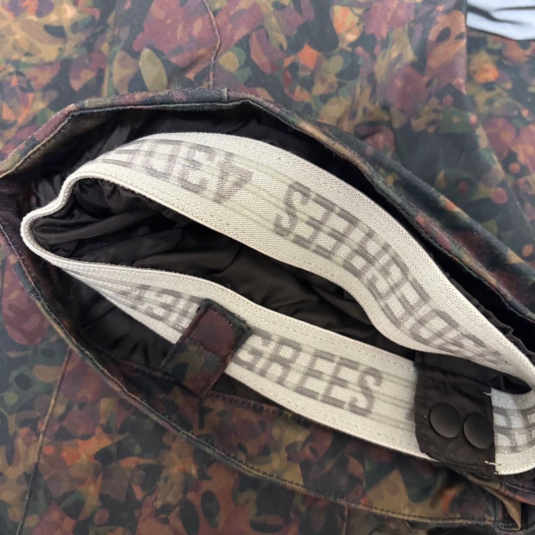 43DEGREES スノーボード　スキーウェア　上下セット　Ｌ　ビブパンツ　手袋