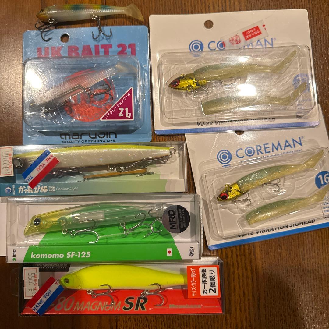 カゲロウ124ウェイキーブー112ガボッツなどルアー19点！引退品！早いもの勝ち