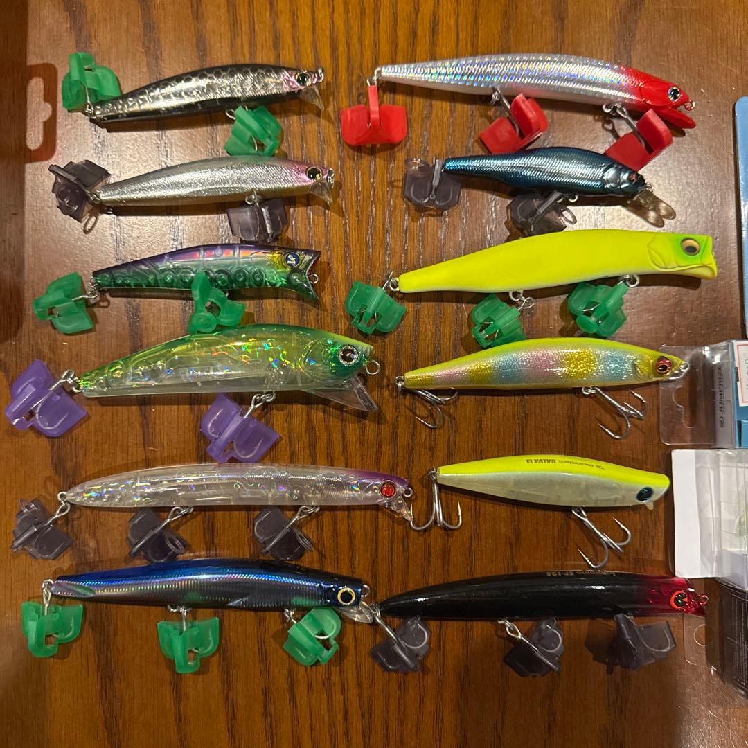 カゲロウ124ウェイキーブー112ガボッツなどルアー19点！引退品！早いもの勝ち
