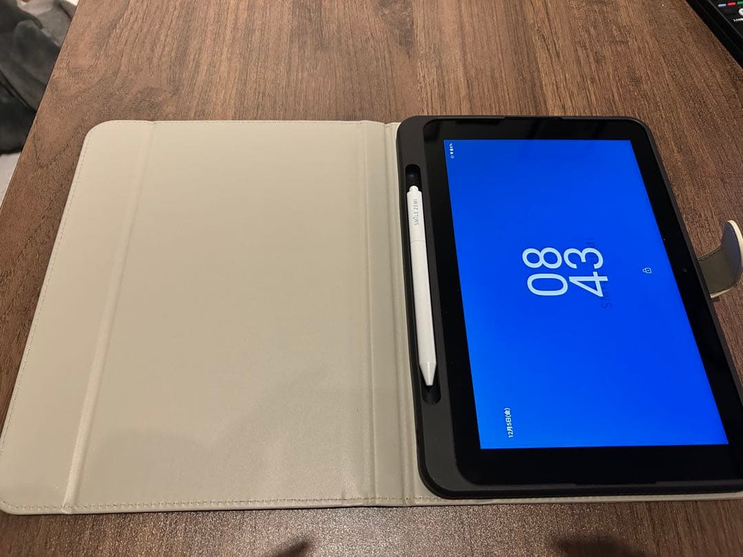 スマイルゼミタブレット本体⭐︎美品⭐︎組曲　ケース付ベージュ