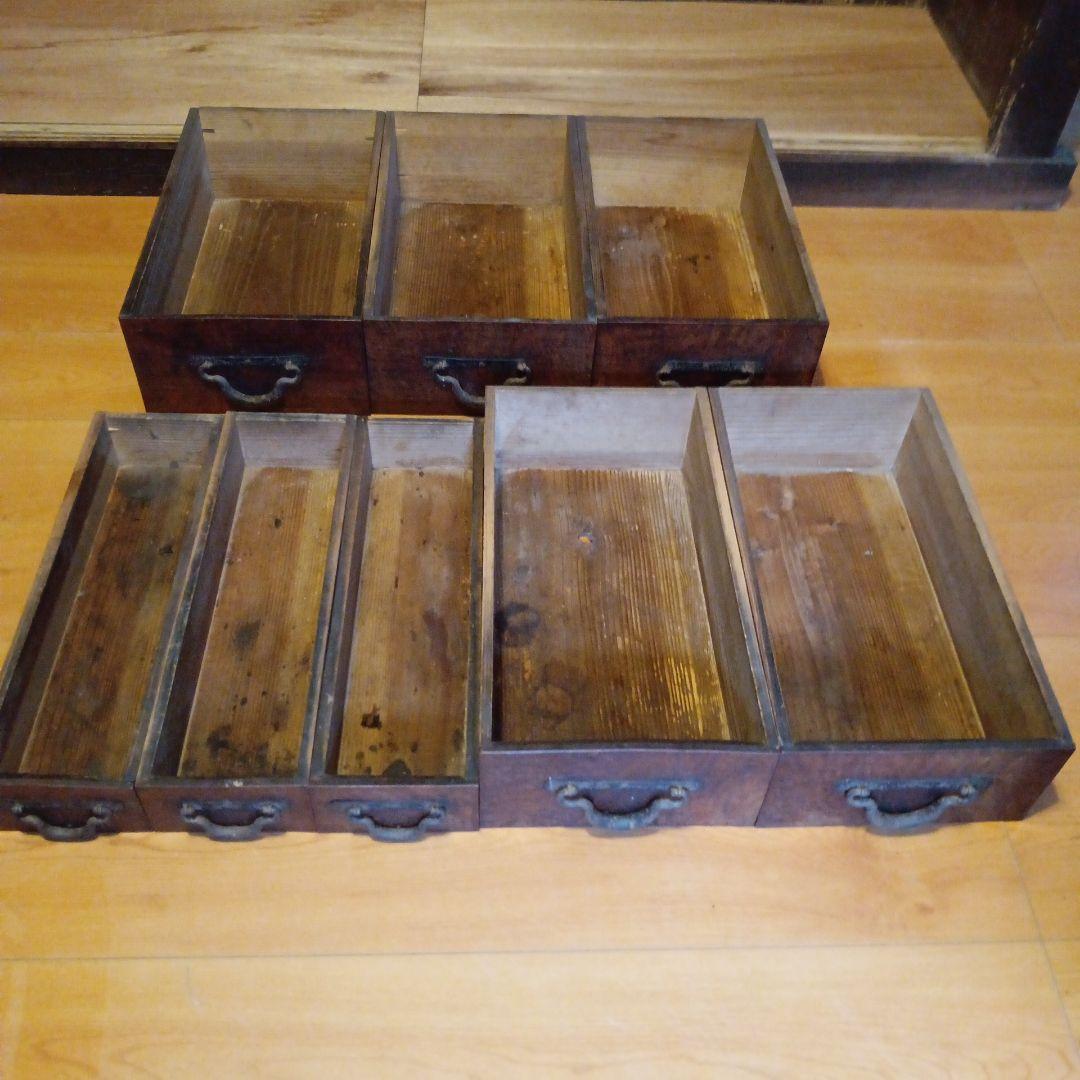 六尺近江水屋　箪笥　和箪笥　キャビネット　みずや 古家具 アンティーク 木製