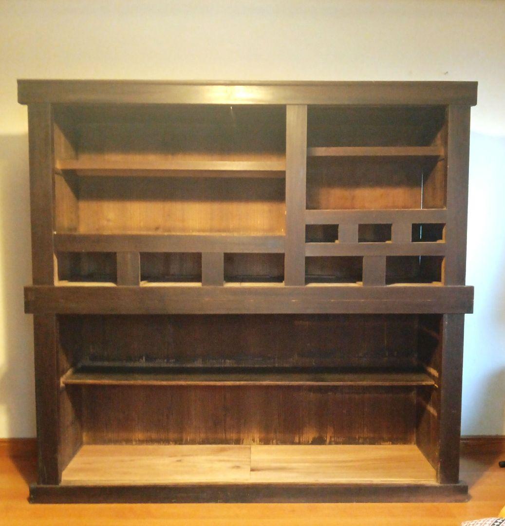 六尺近江水屋　箪笥　和箪笥　キャビネット　みずや 古家具 アンティーク 木製