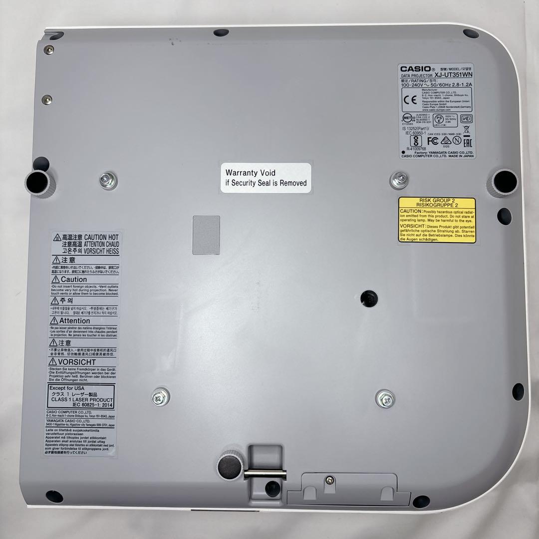 CASIO DLP XJ-UT351WNプロジェクター 本体＋壁掛金具YM-81