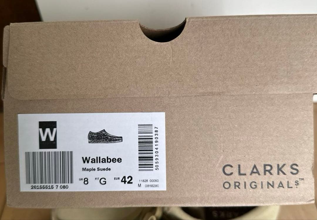 CLARKS Wallabee ベージュ スエード