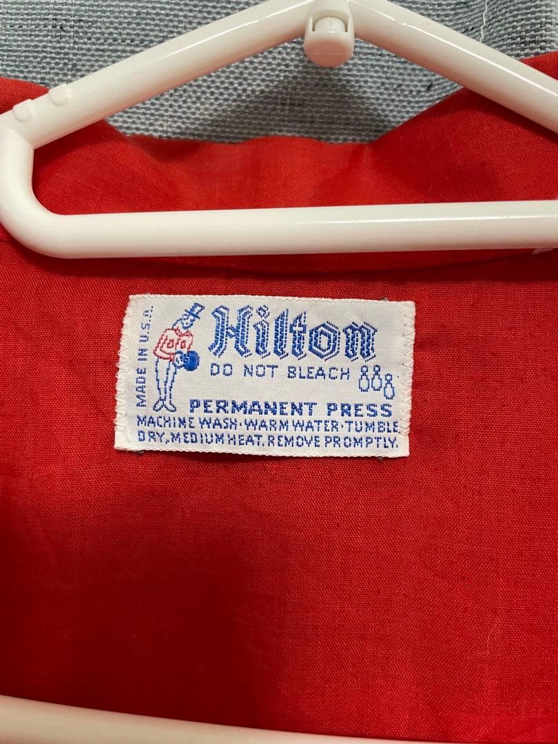 レア！70s made in usa Hilton Torlie刺繍