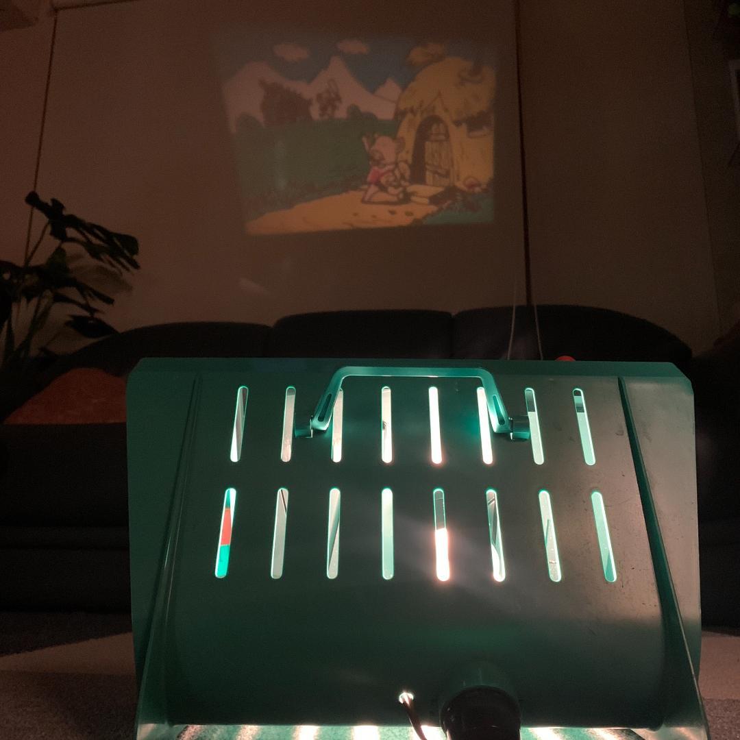 希少レア❀ネオンビジョン 映写機 紙芝居 プロジェクター 昭和レトロ レコード