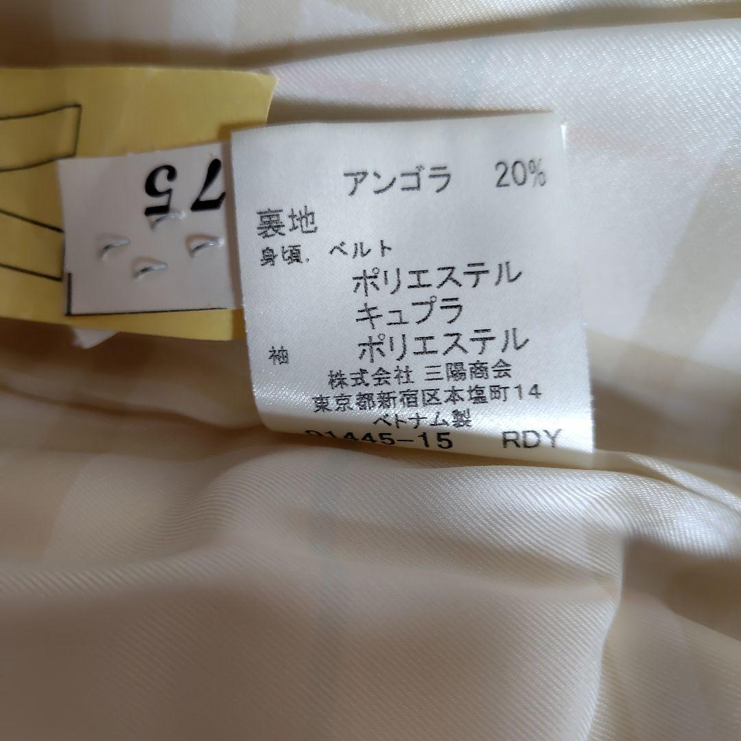 BURBERRY BLUE LABEL 38 アンゴラ混ウールコート